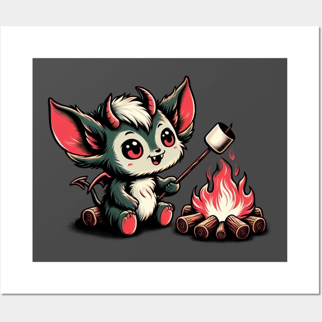 Li'l Legends™: Jersey Devil Camps Out Wall Art by Fabled